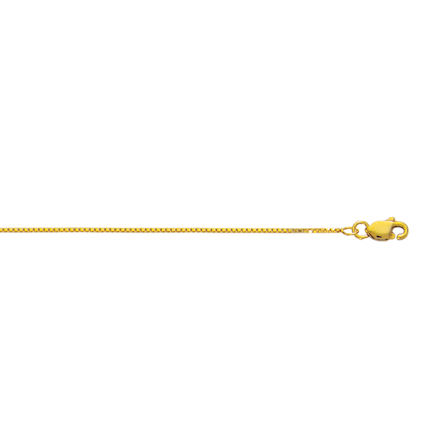 10K Gold 0.78mm Classic Box Chain