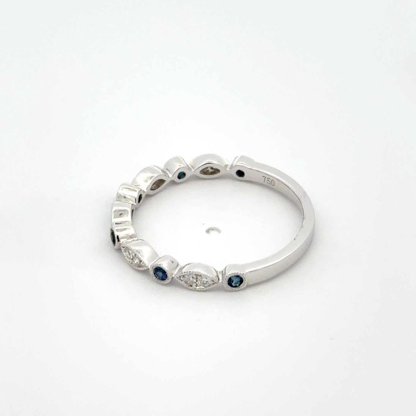 Sapphire and Diamond Band