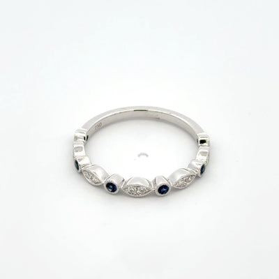 Sapphire and Diamond Band