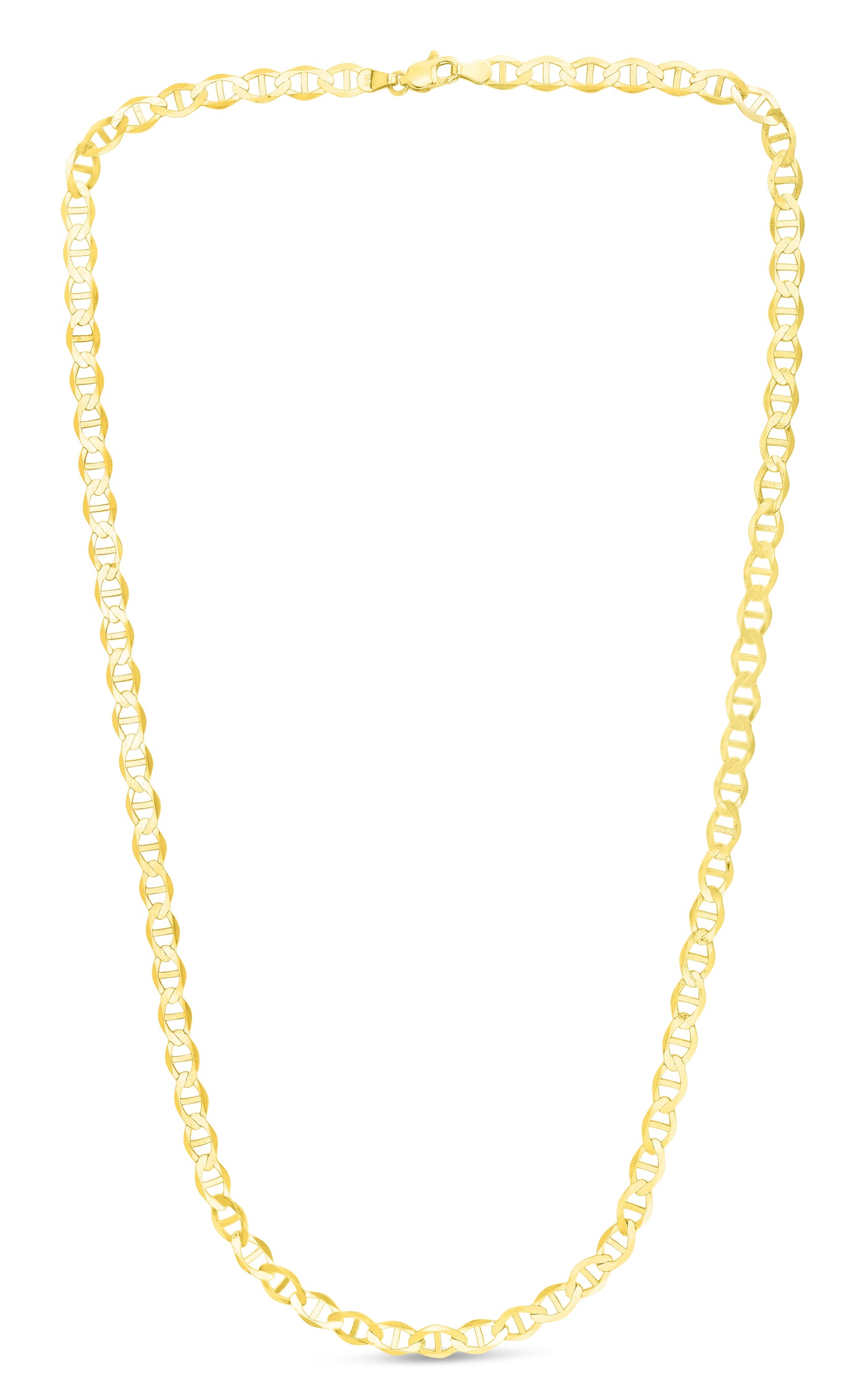 10K Gold 5.5mm Mariner Chain