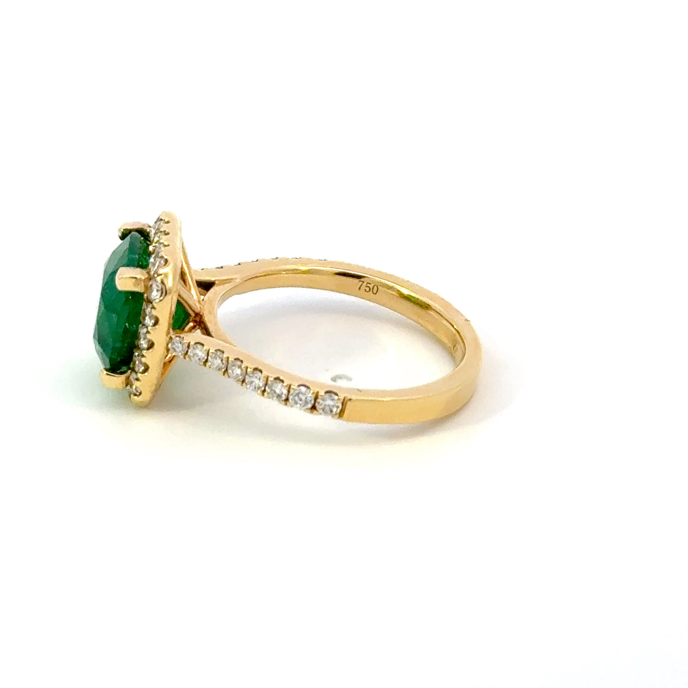 Emerald and Diamond Ring