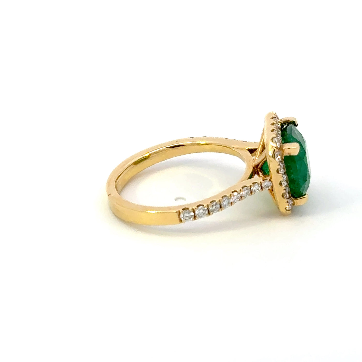 Emerald and Diamond Ring