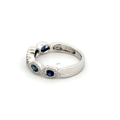 Sapphire and Diamond Band