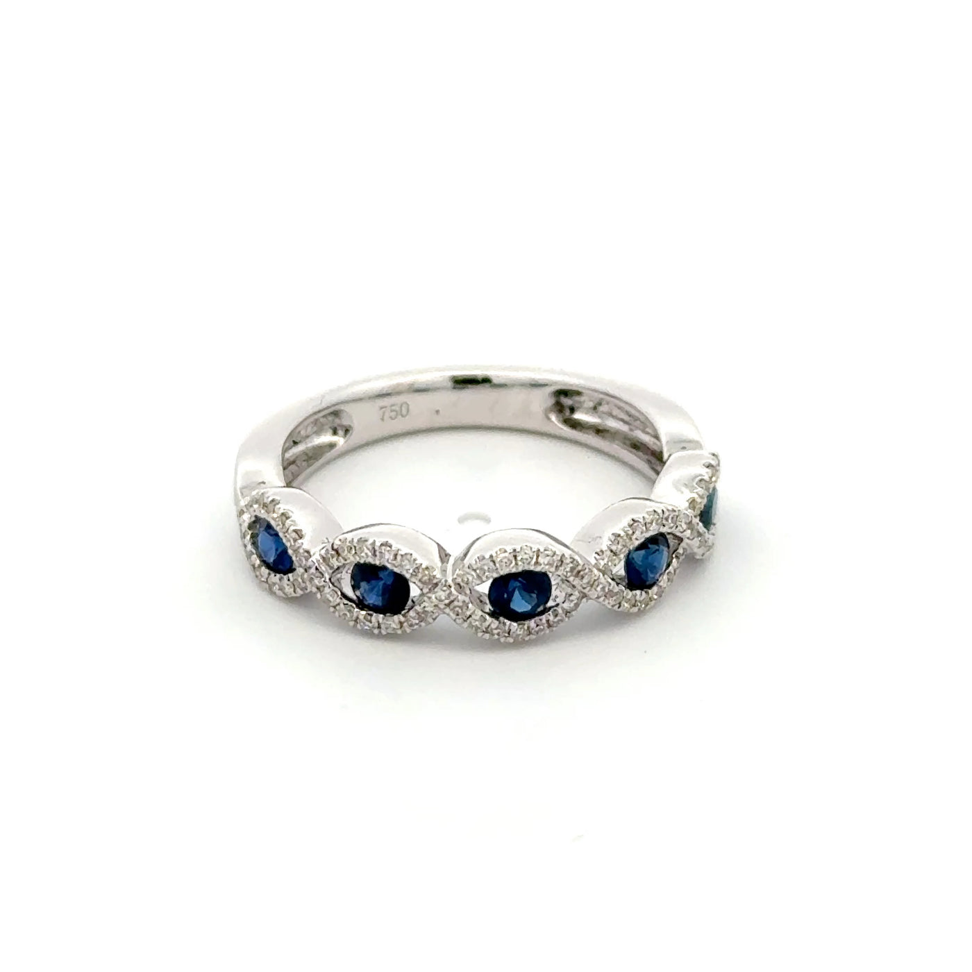 Sapphire and Diamond Band