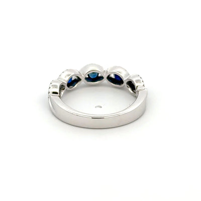 Sapphire and Diamond Band