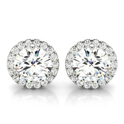 Halo Diamond Earring