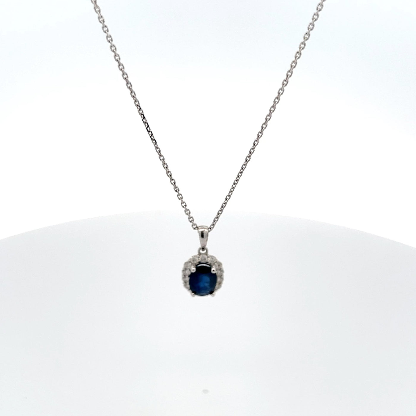 Sapphire Pendant Necklace