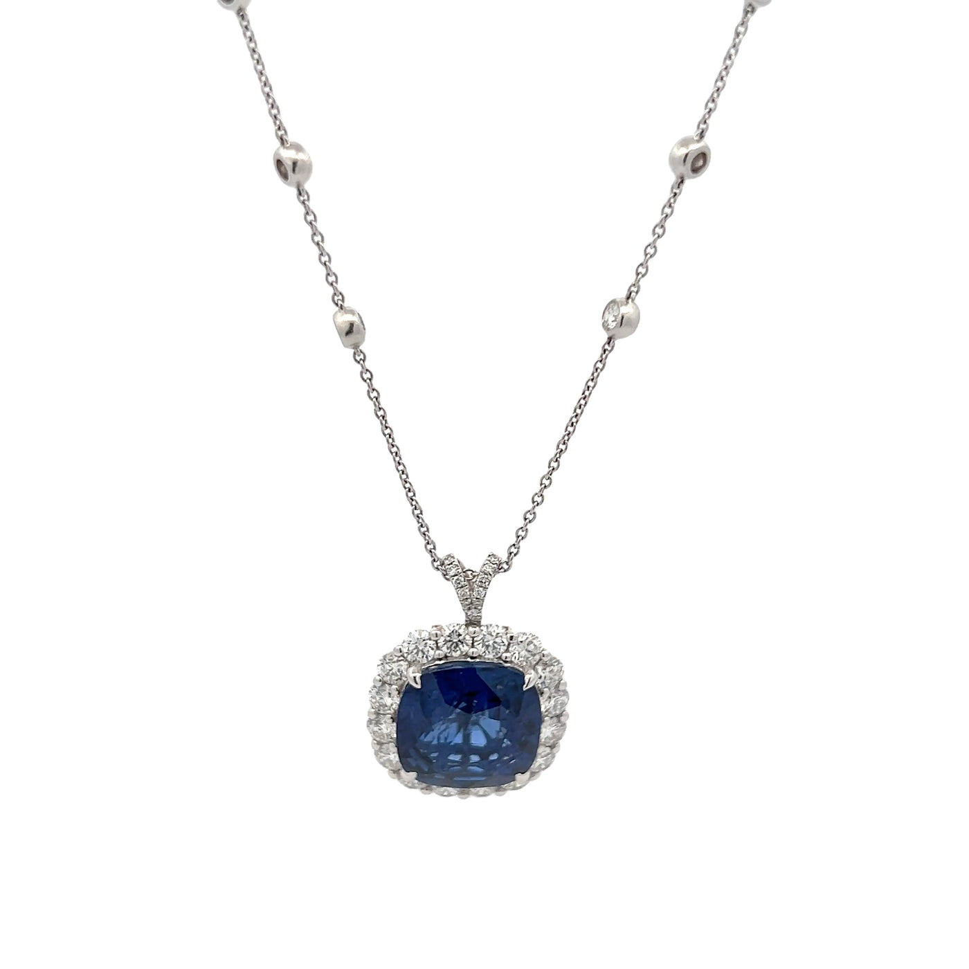 Royal Blue Sapphire Pendant