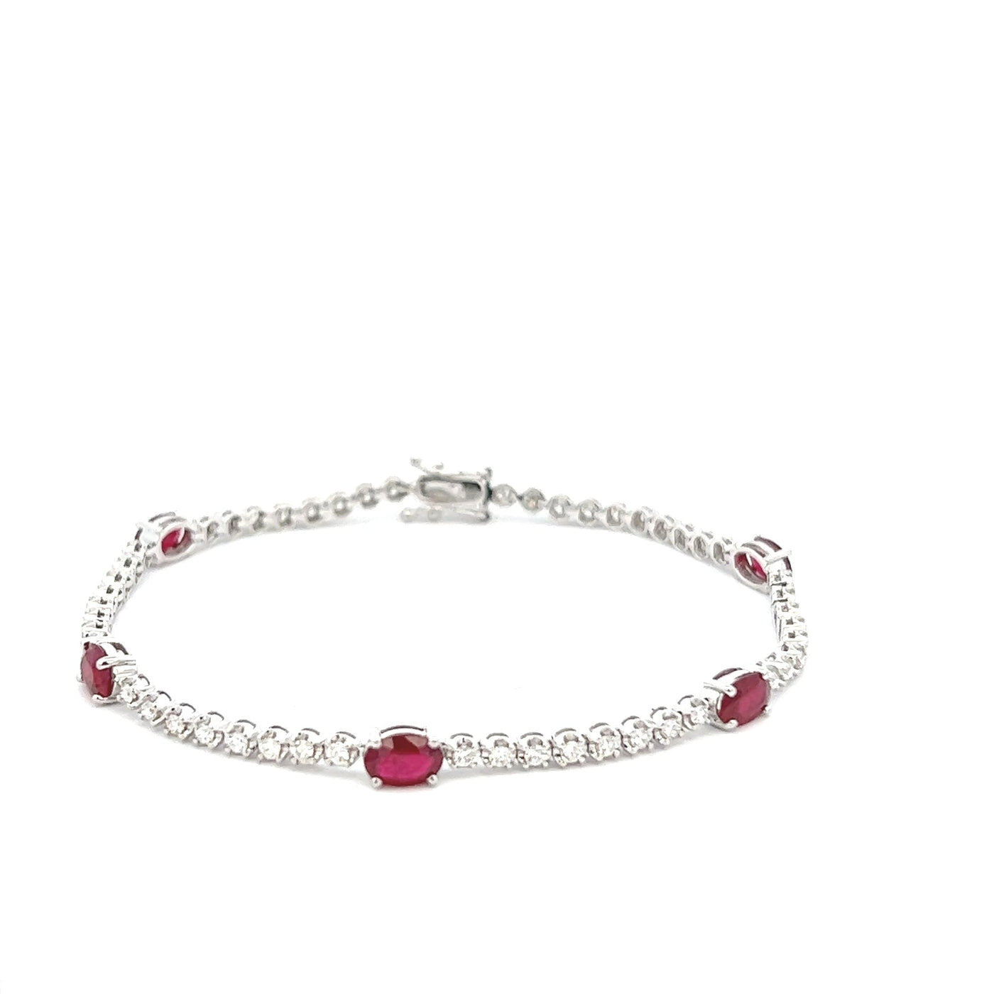 Diamond and Ruby Bracelet