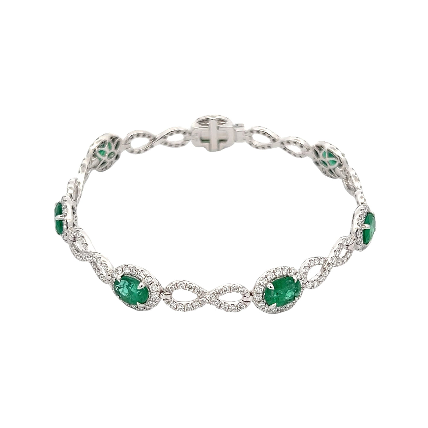 Emerald and Diamond Bracelet