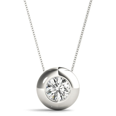 Solitaire Diamond Pendant