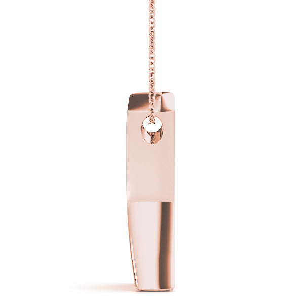 Rose Gold 0.5 CT Diamond Fashion Pendant Necklace