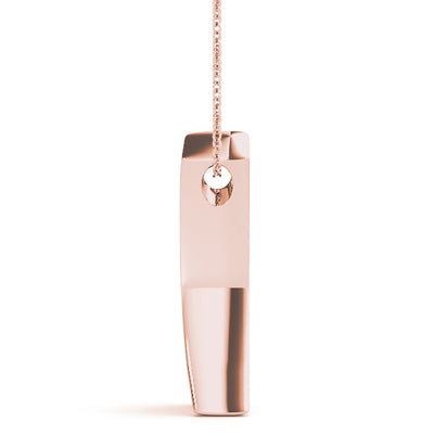 Rose Gold 0.5 CT Diamond Fashion Pendant Necklace