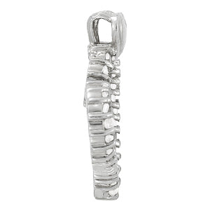 Round Diamond Cluster Pendant