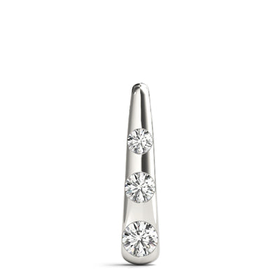 Round Diamond 0.50 CT Three-Stone Pendant