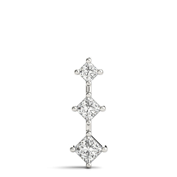 Three Stone Diamond Pendant