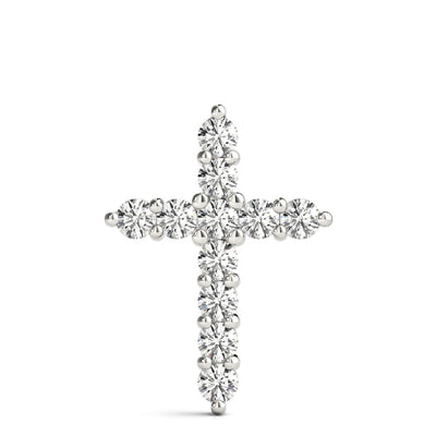 Multi-Diamond Cross Pendant in Gold