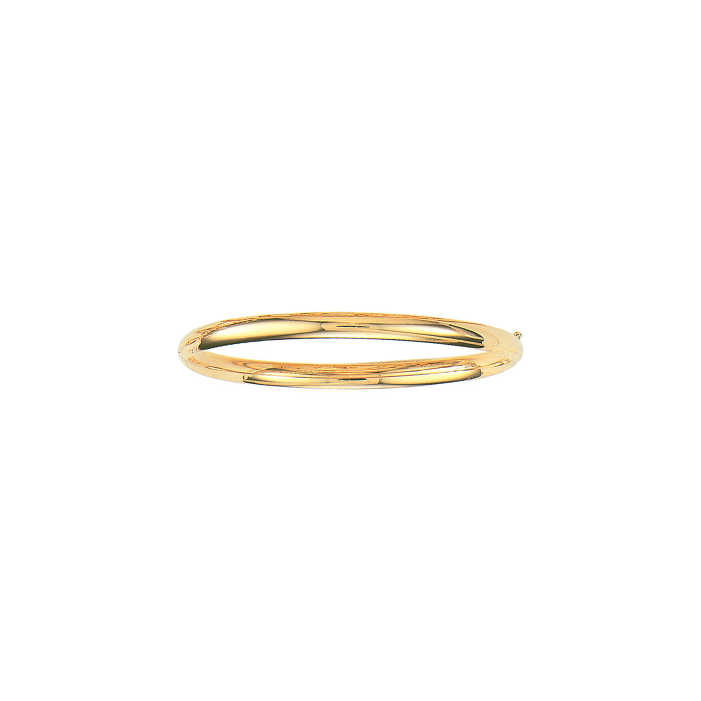 14K Gold Polished 5mm Bangle