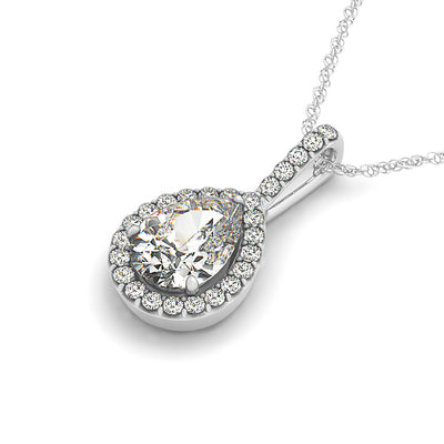 Halo Diamond Pendant