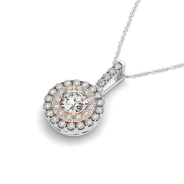 Halo Diamond Pendant