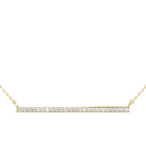 14K Yellow Gold Diamond Fashion Pendant