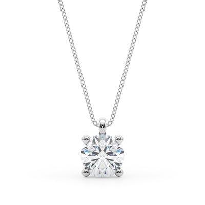 1.0 CT Round Diamond Engagement Ring