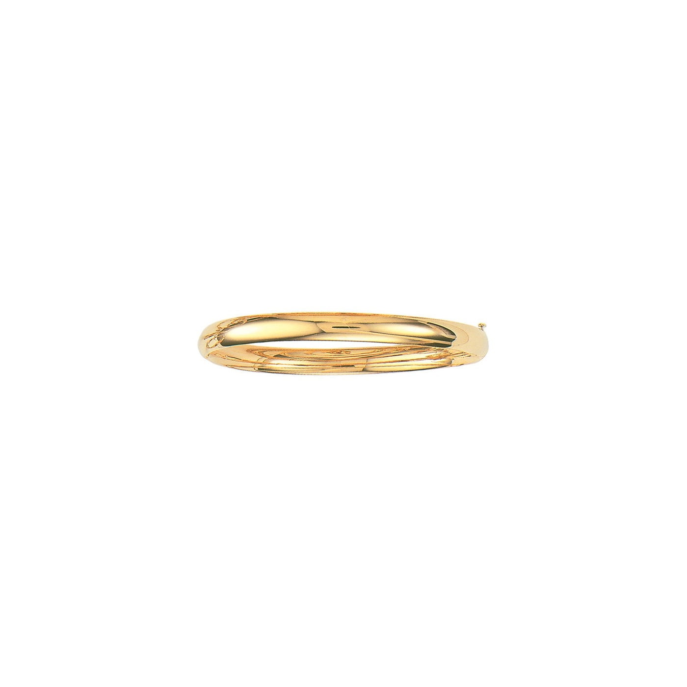 14K Gold Polished 6mm Bangle