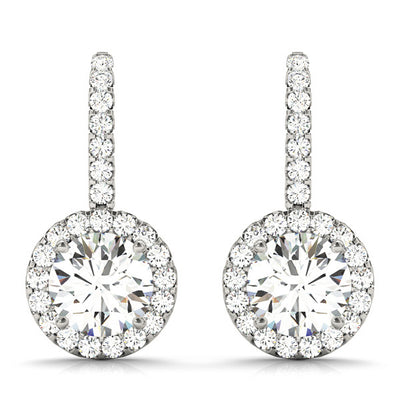 Halo Diamond Earring