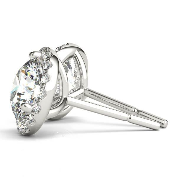 Halo Diamond Earring