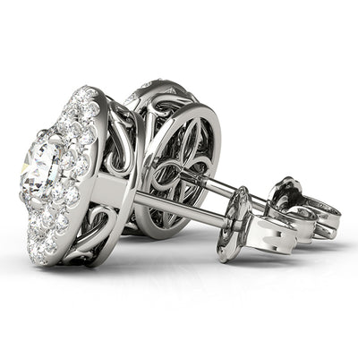 Halo Diamond Earring