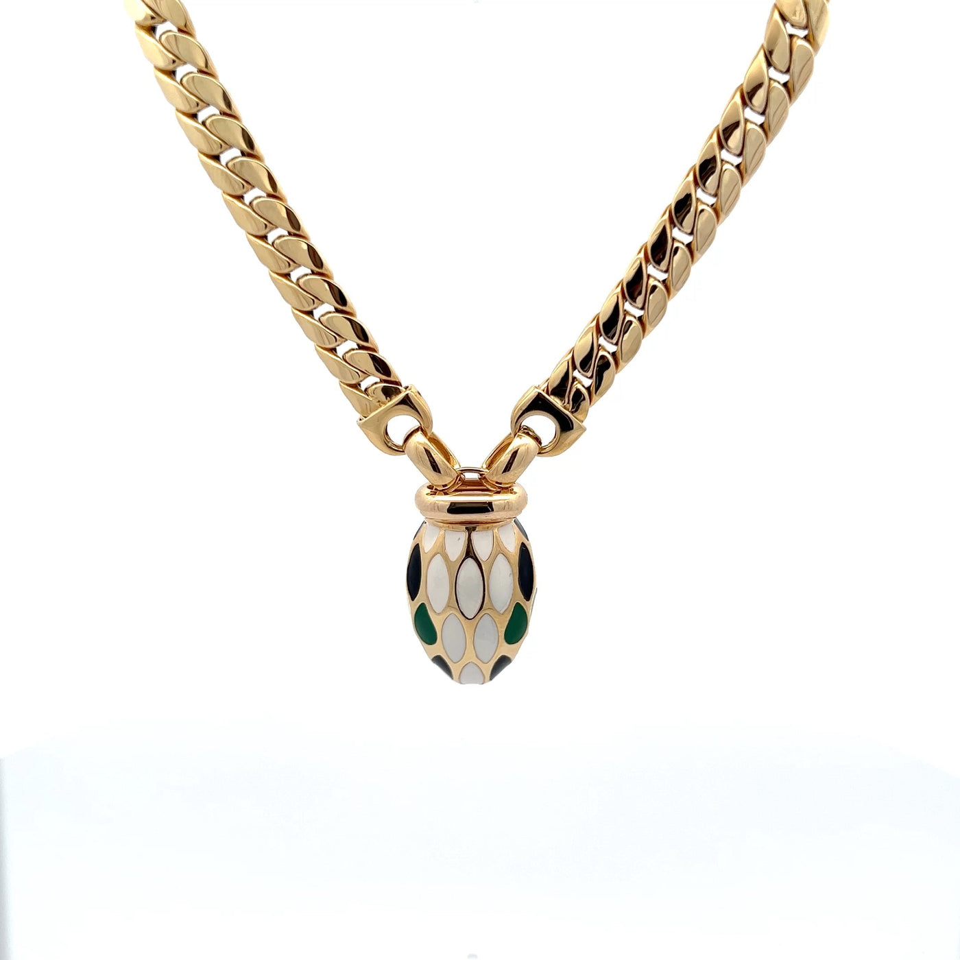 Snake Design Gold Necklace