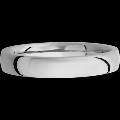 4 mm wide Domed Titanium band.