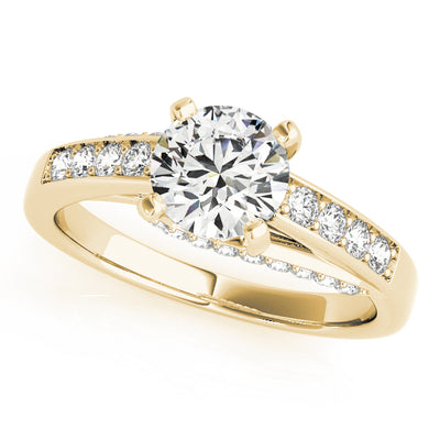 18K Yellow Gold 1.33ctw Round Diamond Ring