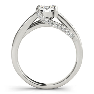 1 CT Round Diamond Engagement Ring