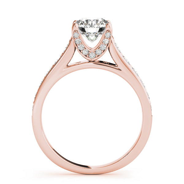14K Rose Gold 1.33ctw Round Diamond Engagement Ring