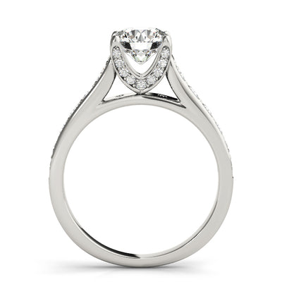 1 CT Round Diamond Engagement Ring