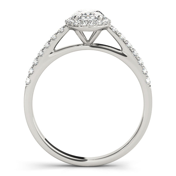 Halo Diamond Engagement Ring