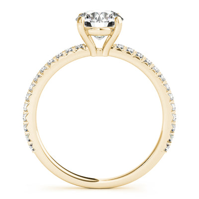 14K Yellow Gold 1.25ctw Round Diamond Ring