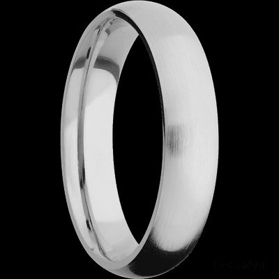 5 mm wide Domed Titanium band.