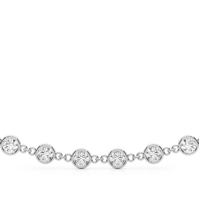 Diamond Round Multi-Stone Necklace