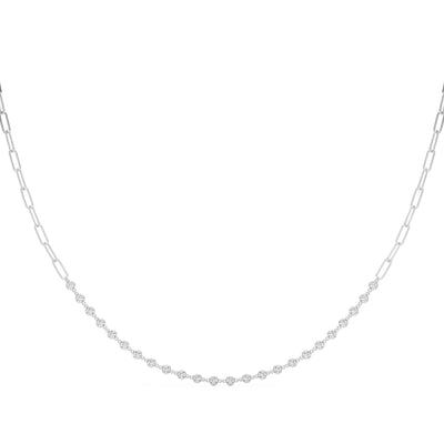 Diamond Round Multi-Stone Necklace