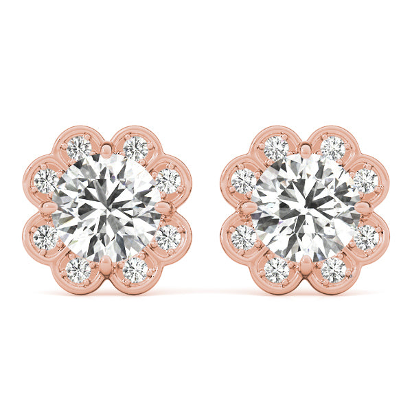 Halo Diamond Earring