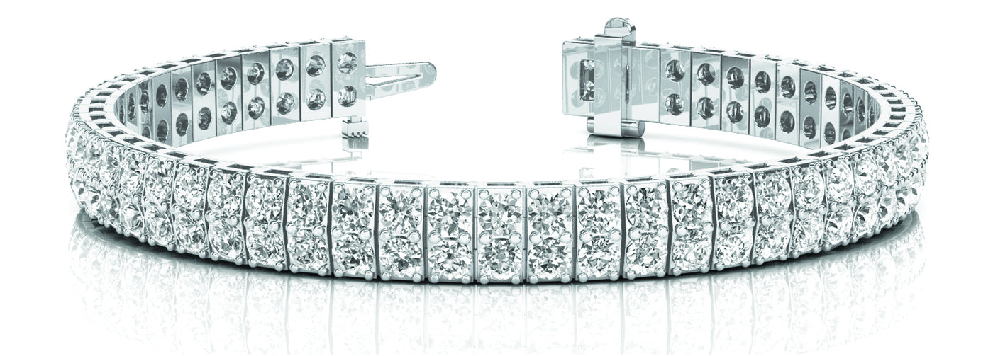 Diamond Multi Row Fashion Bracelet