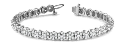 Multi-Diamond Fashion Bracelet