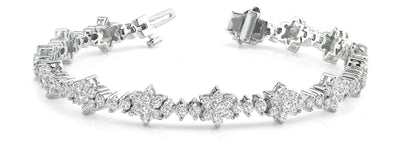 Multi-Diamond Fashion Tennis Bracelet