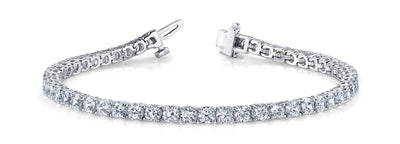 Multi-Diamond Line Fashion Bracelet