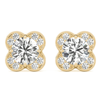 Halo Diamond Earring