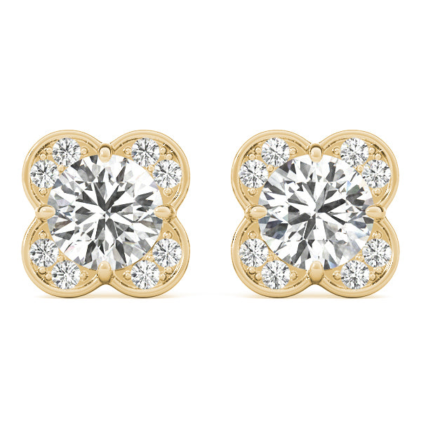 Halo Diamond Earring