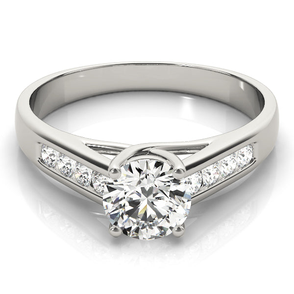 1.0 CT Round Diamond Trellis Engagement Ring