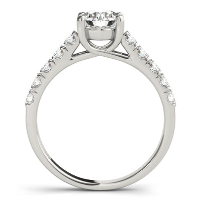 Round Diamond Trellis Engagement Ring